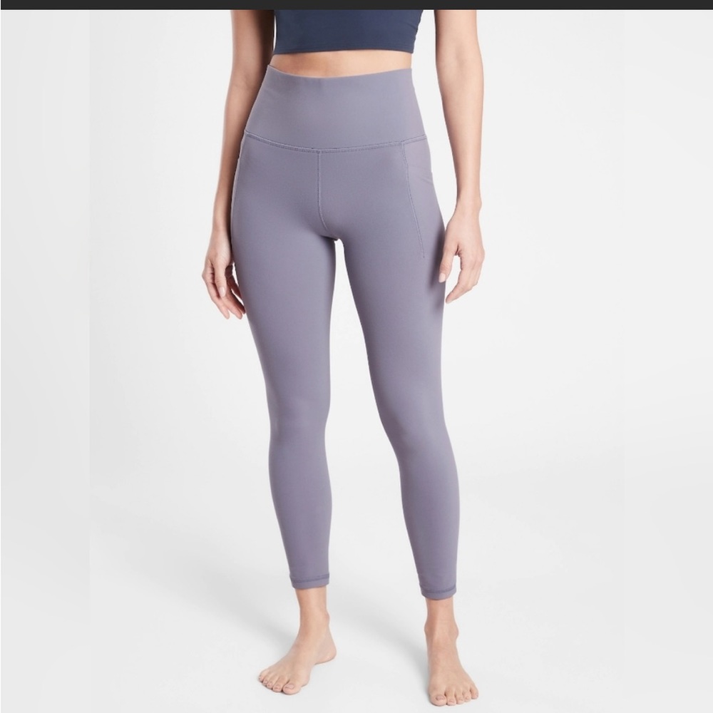 Athleta Salutation Stash Pocket II 7/8 Tight Leggings - Tempest Violet NWT